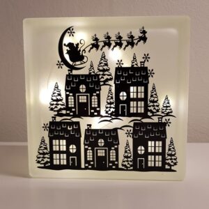 Lyssten med julemotiv