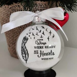 Your wings were ready but our hearts were not