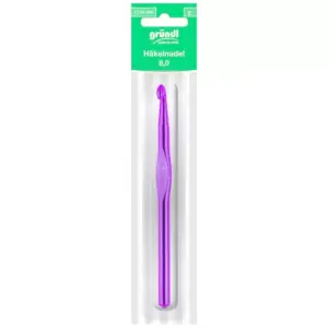 Gründl hæklenål 8,0-lilla