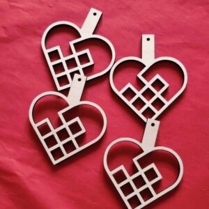 Udskåret hjerte til ophæng