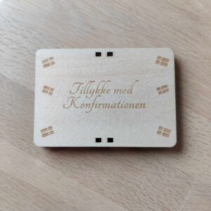 Æske til gavekort-Tillykke med Konfirmationen-1