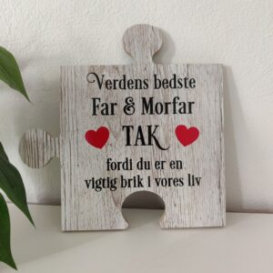Puzzle brik til Far og Morfar-vores liv