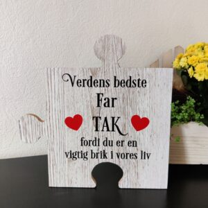 Puzzle brik til Verdens bedste Far - vores liv