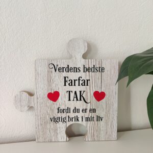 Puzzle brik til Verdens bedste Farfar-mit liv