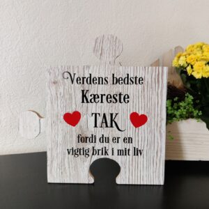 Puzzle brik til Verdens bedste Kæreste-mit liv