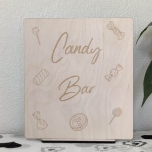 Candybar skilt-stor