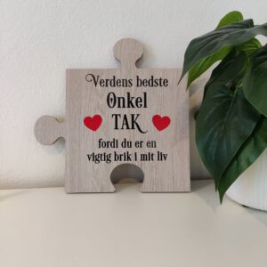 Puzzle brik til "Verdens bedste Onkel" - mit liv