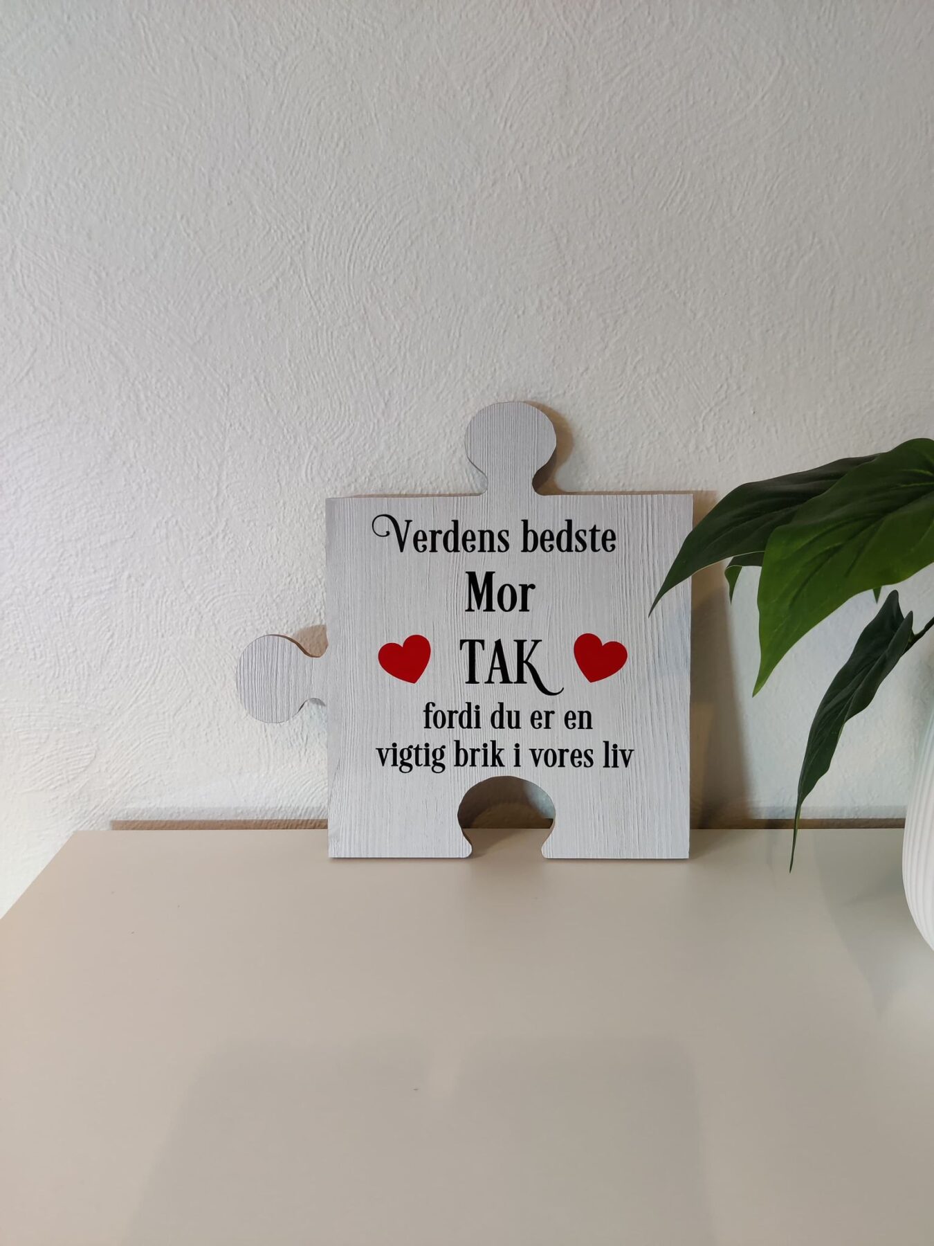 Puzzle brik til "Verdens bedste Mor" - vores liv Puzzle brik til "Verdens bedste Mor" - vores liv