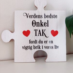 Puzzle brik til "Verdens bedste Onkel" - vores liv