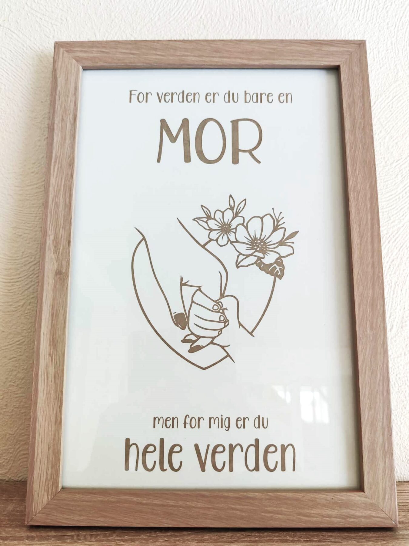 Mor-hele verden-1 For verden er du bare en Mor men for mig er du hele verden